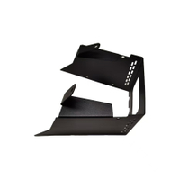 Kallvalsad st&aring;lpl&aring;t &ouml;verfr&auml;sskydd med pulverlack Svart texturerad halvblank yta