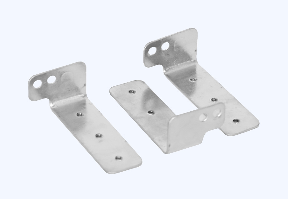 Суық илектелген болат 1/4 мөлдір мырышпен қапталған терминал блогына арналған қатты штамптау кронштейні