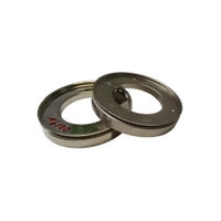 Maliwanag na Nickel Plated Carbon Steel Precision Stamping Top Plate na may O-ring Retainer Plate Welded