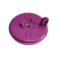 Baza e p&euml;rpunimit t&euml; aluminit A380 me porosi me veshje pluhuri ngjyr&euml; vjollce